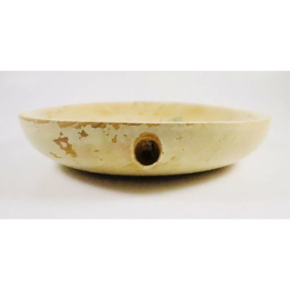 VTG Nevco Wood Rooster Snack Bowl Hand Painted No Handle Primitive Country Japan